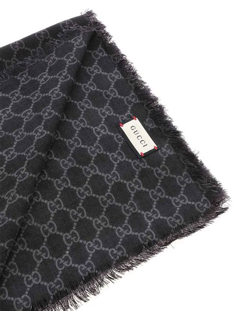 gucci scarf black and white|Gucci neckerchief.